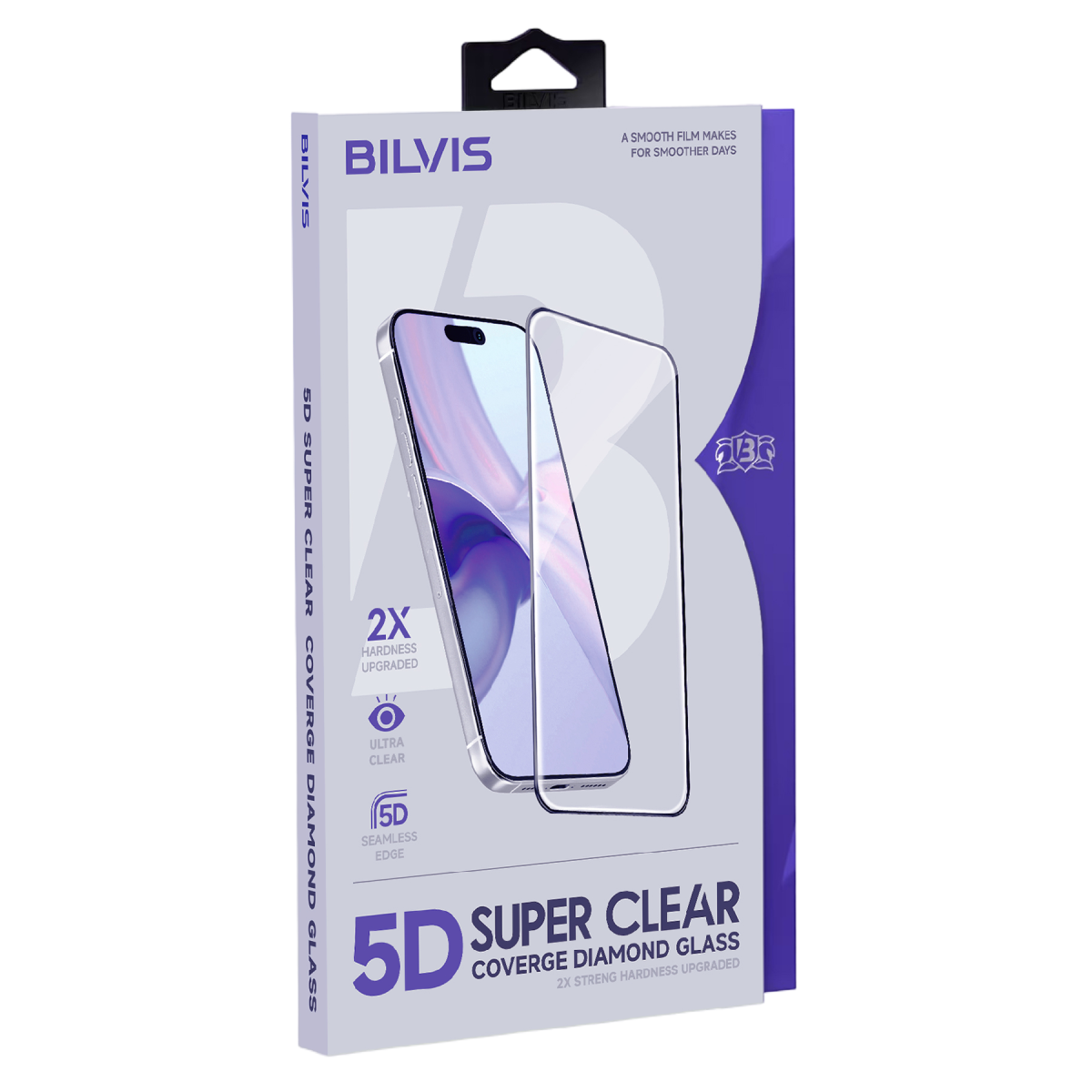 Apple iPhone 17 Bilvis 5D Super Clear Diamond Cam Ekran Koruyucu
