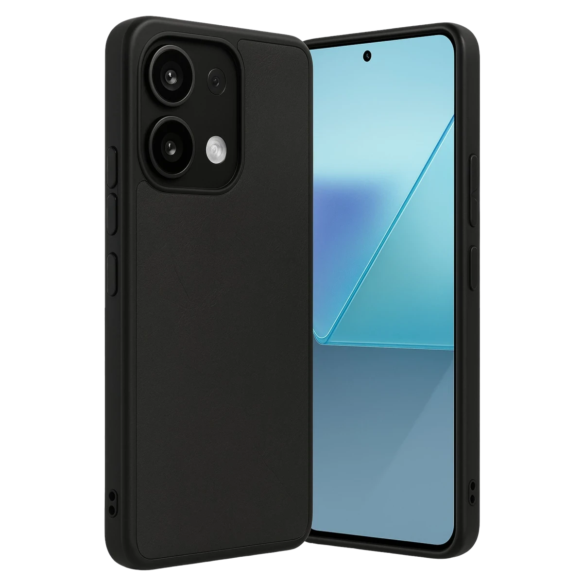 Xiaomi Redmi Note 13 Pro 4G Kılıf Aras Deri Kapak - Siyah