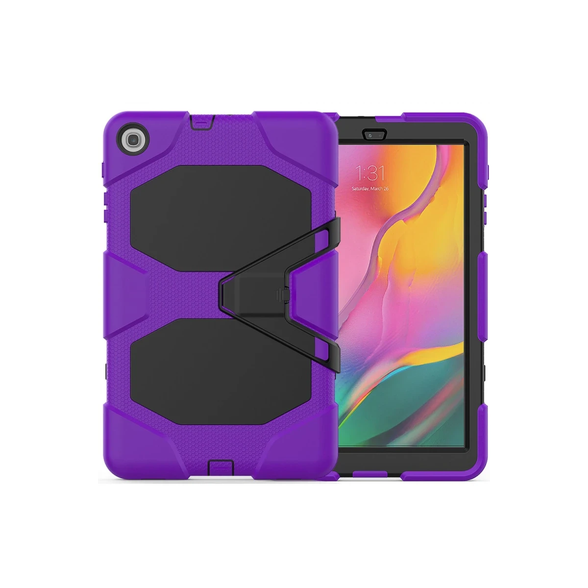 Samsung Galaxy T510 Tab A 10.1 Kılıf Griffin Tablet Kapak - Mor