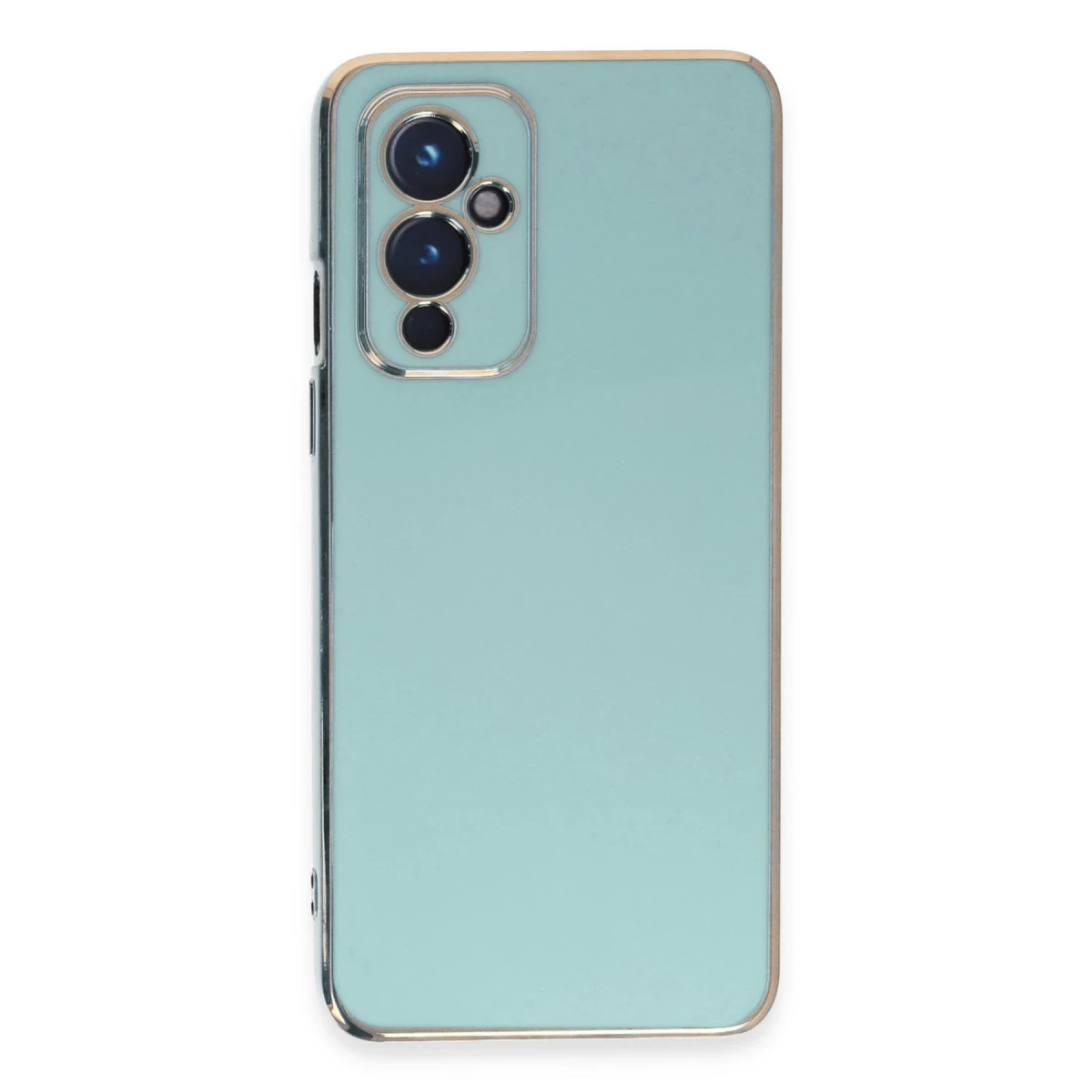 One Plus 9 Kılıf Volet Silikon - Açık Yeşil