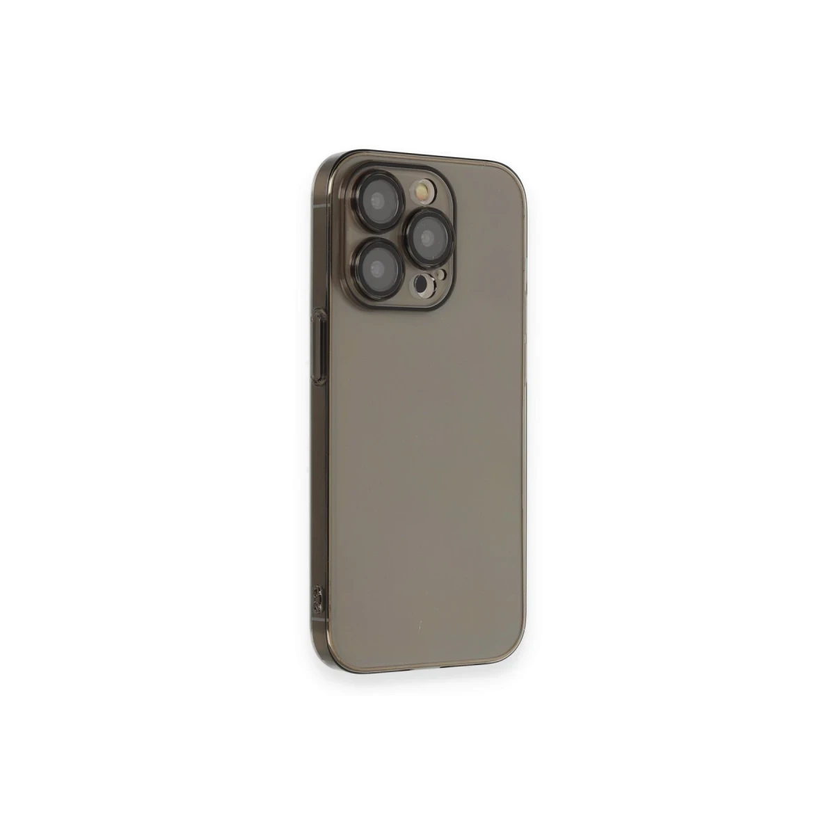 Apple iPhone 13 Pro Max Kılıf Armada Lensli Kapak - Siyah