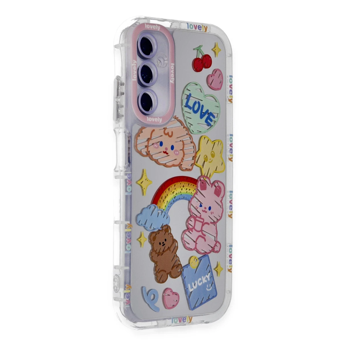Samsung Galaxy A25 5G Kılıf Reflexion Desenli Kapak - Desen 4