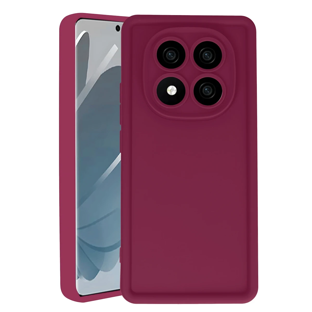 Xiaomi Redmi Note 14 Pro 4G Kılıf Viera Silikon - Bordo