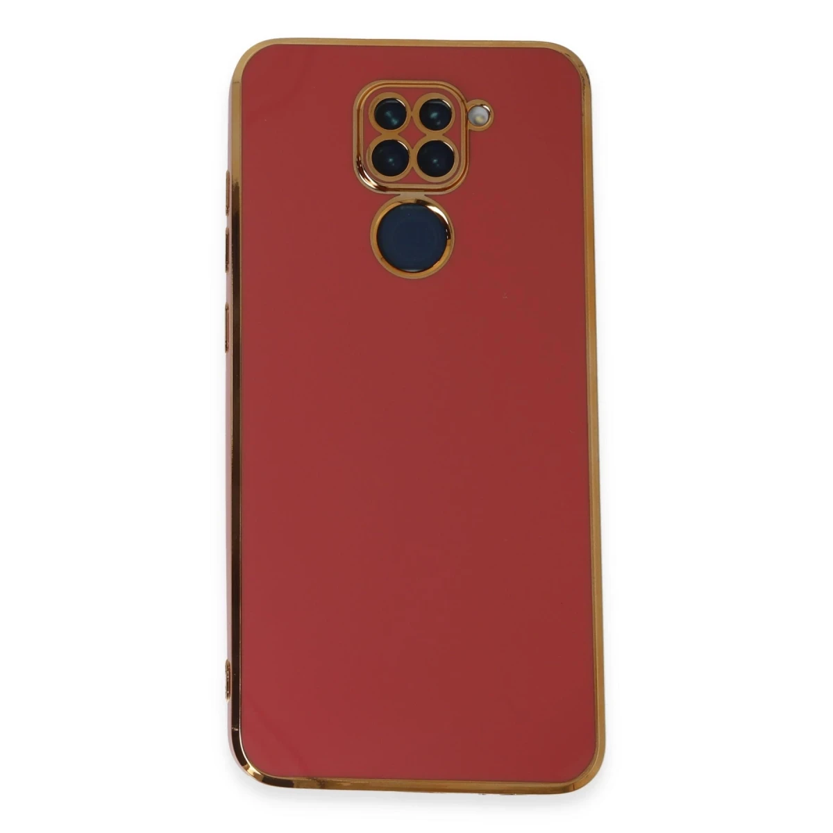 Xiaomi Redmi Note 9 Kılıf Volet Silikon - Kırmızı