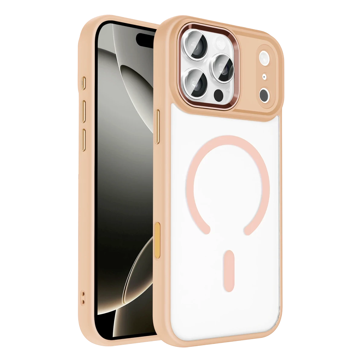 Joko Apple iPhone 18 Pro Max/17 Pro Max Terea Magsafe Kapak - Pembe