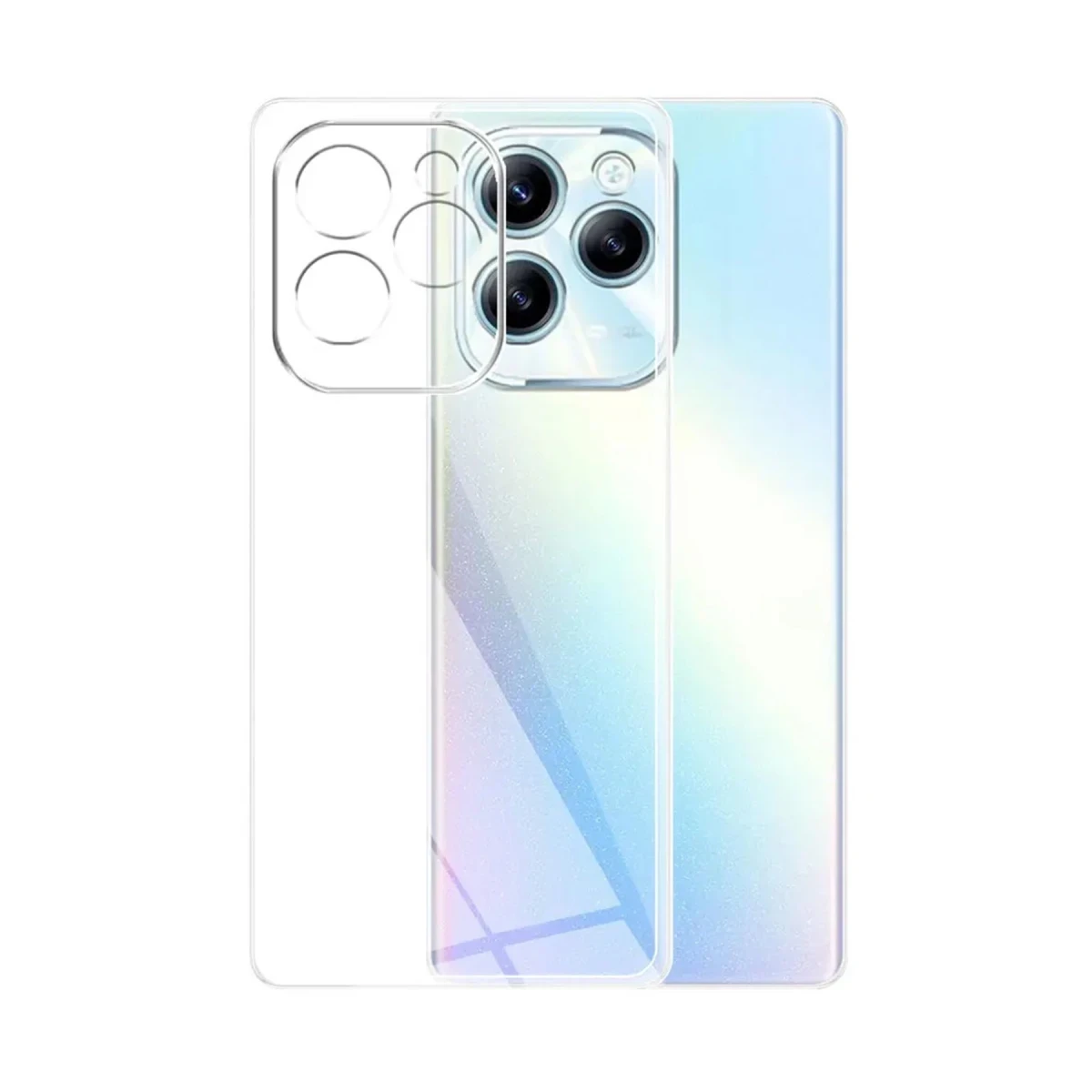 İnfinix Hot 40i Kılıf Lüx Şeffaf Silikon
