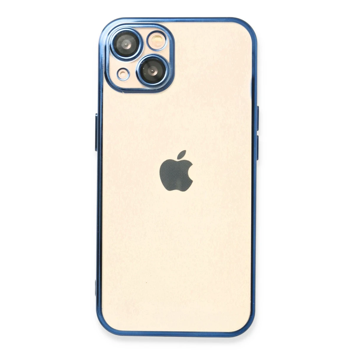 Apple iPhone 14 Plus Kılıf Razer Lensli Silikon - Açık Mavi