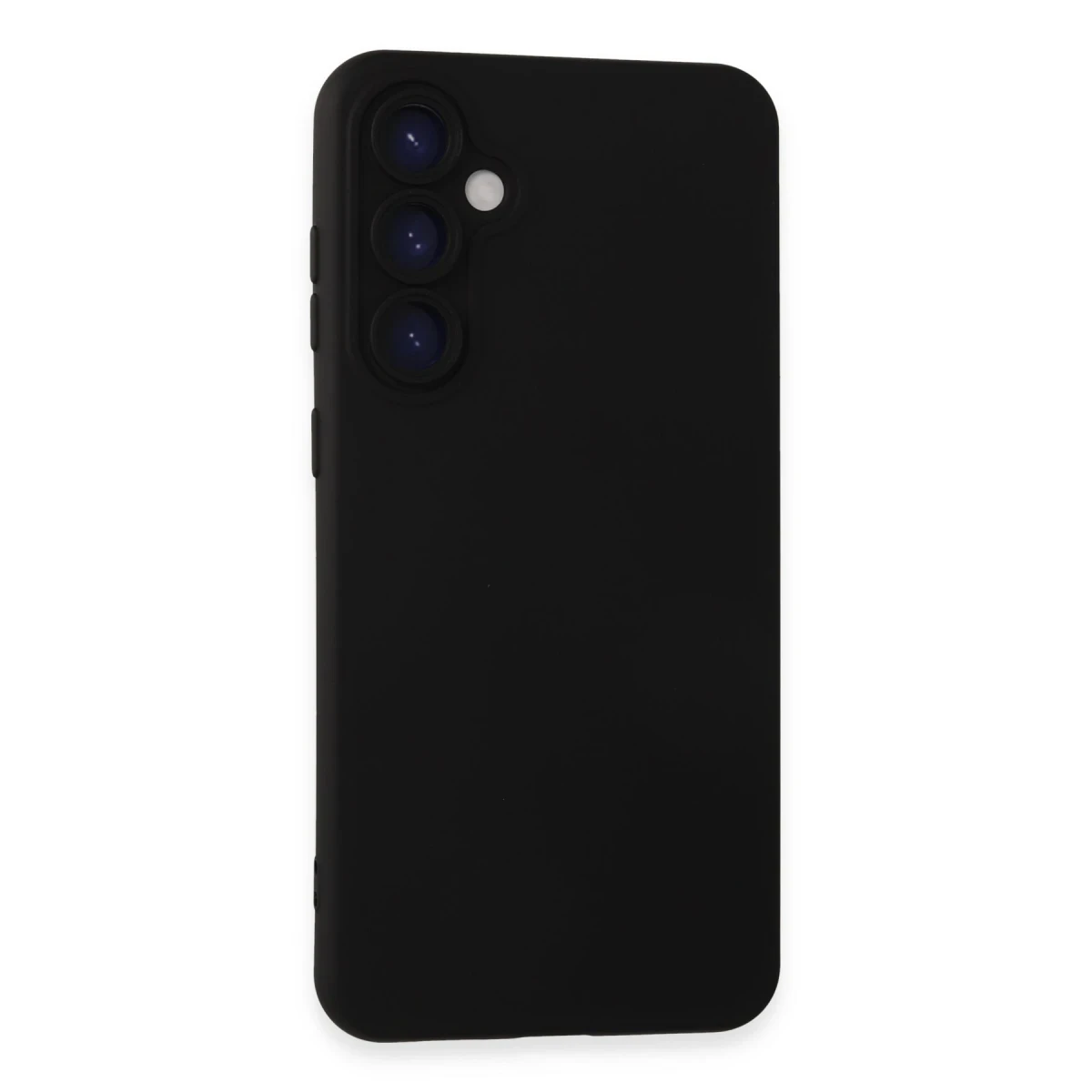 Samsung Galaxy S24 Kılıf Nano içi Kadife Silikon - Siyah