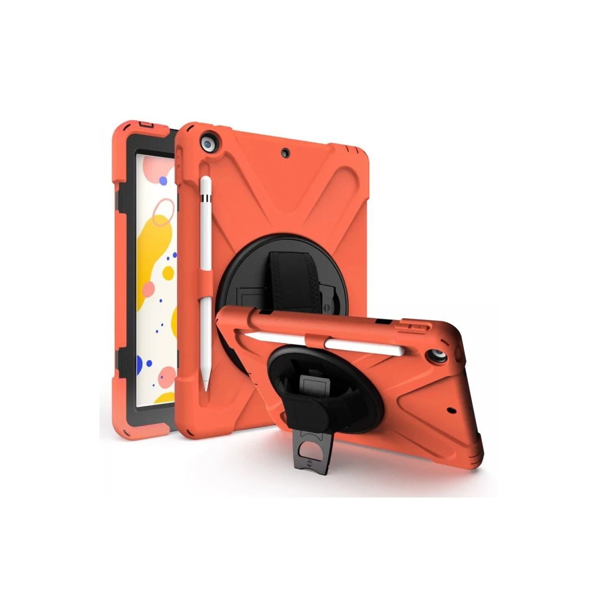 Apple iPad 5 Air 9.7 Kılıf Amazing Tablet Kapak - Turuncu