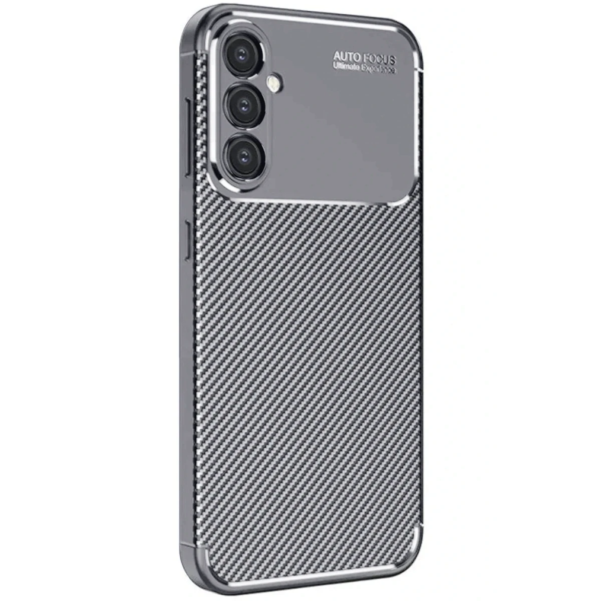 Samsung Galaxy A26 Kılıf Auto Focus Karbon Kapak - Gri
