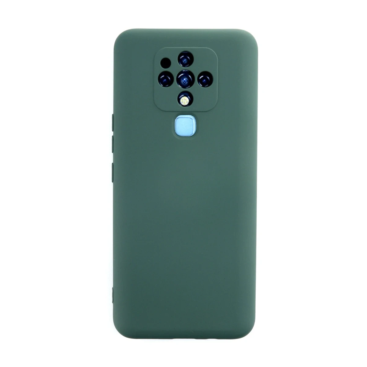 Tecno Camon 16 Kılıf Nano içi Kadife Silikon - Koyu Yeşil