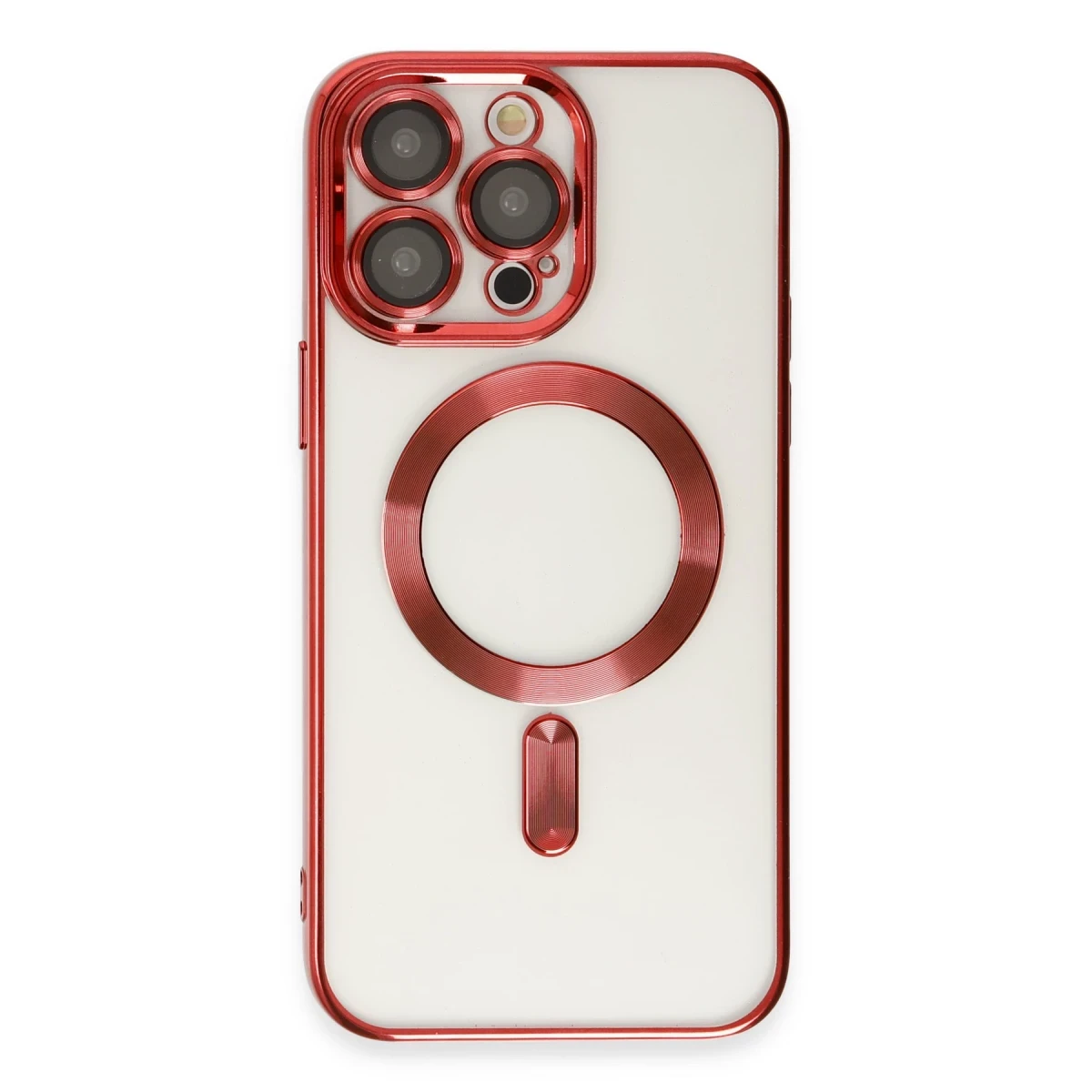 Apple iPhone 15 Pro Max Kılıf Kross Magneticsafe Kapak - Kırmızı