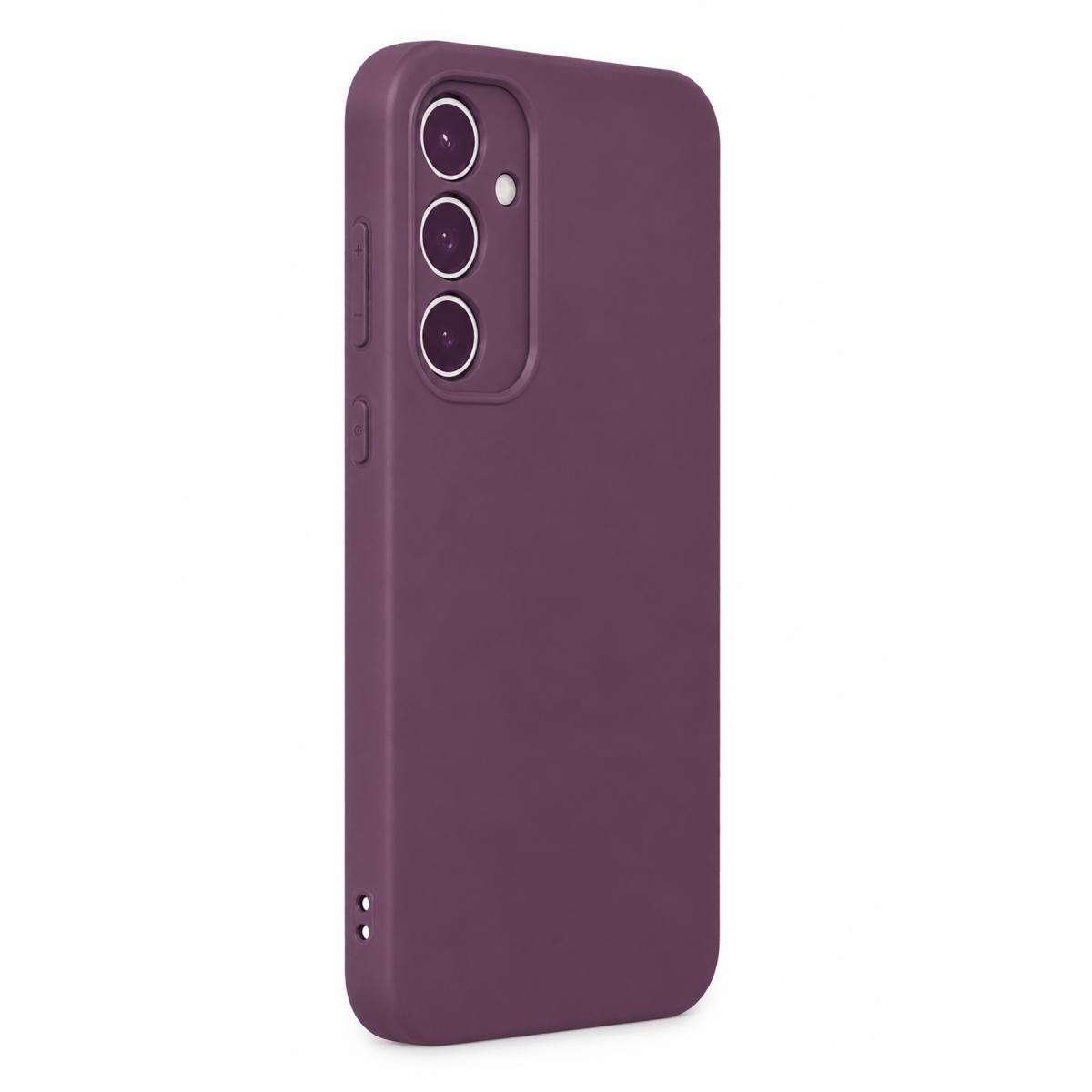 Samsung Galaxy A35 5G Kılıf First Silikon - Mürdüm