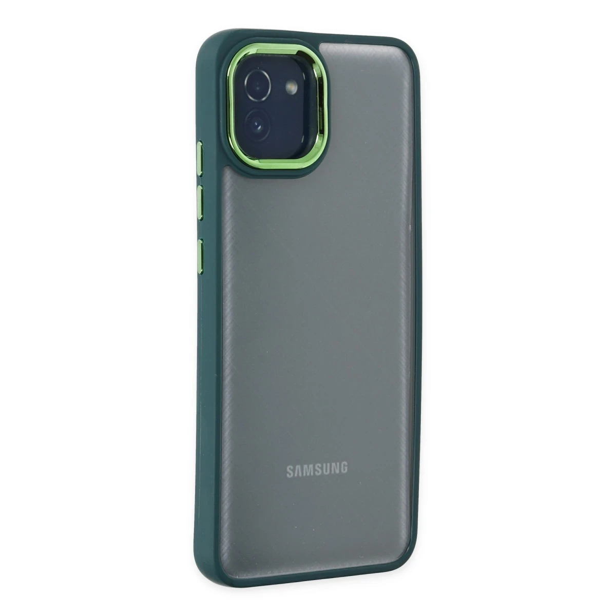 Samsung Galaxy A03 Kılıf Dora Kapak - Haki Yeşil