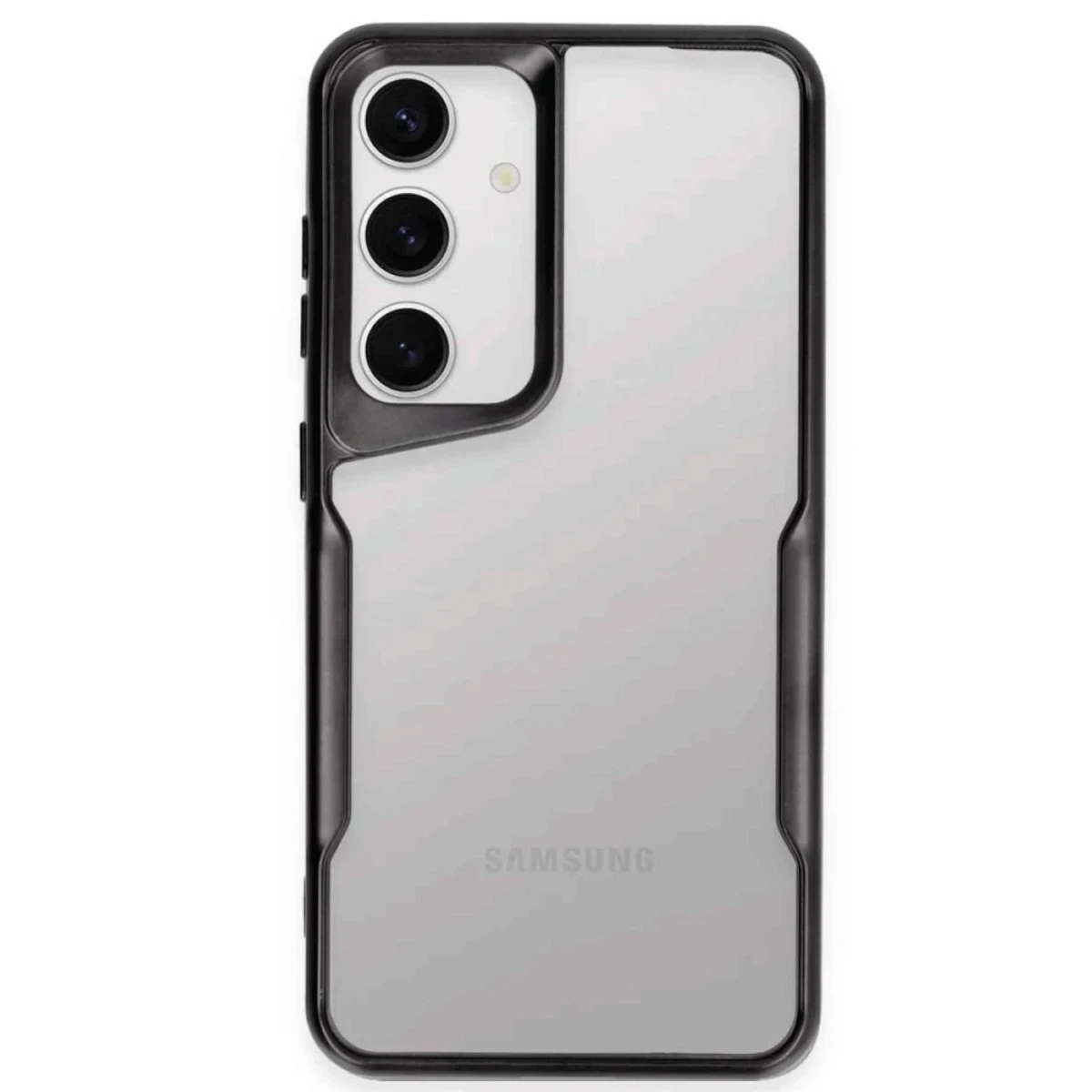 Samsung Galaxy S25 Kılıf Boyi Silikon Kapak - Siyah
