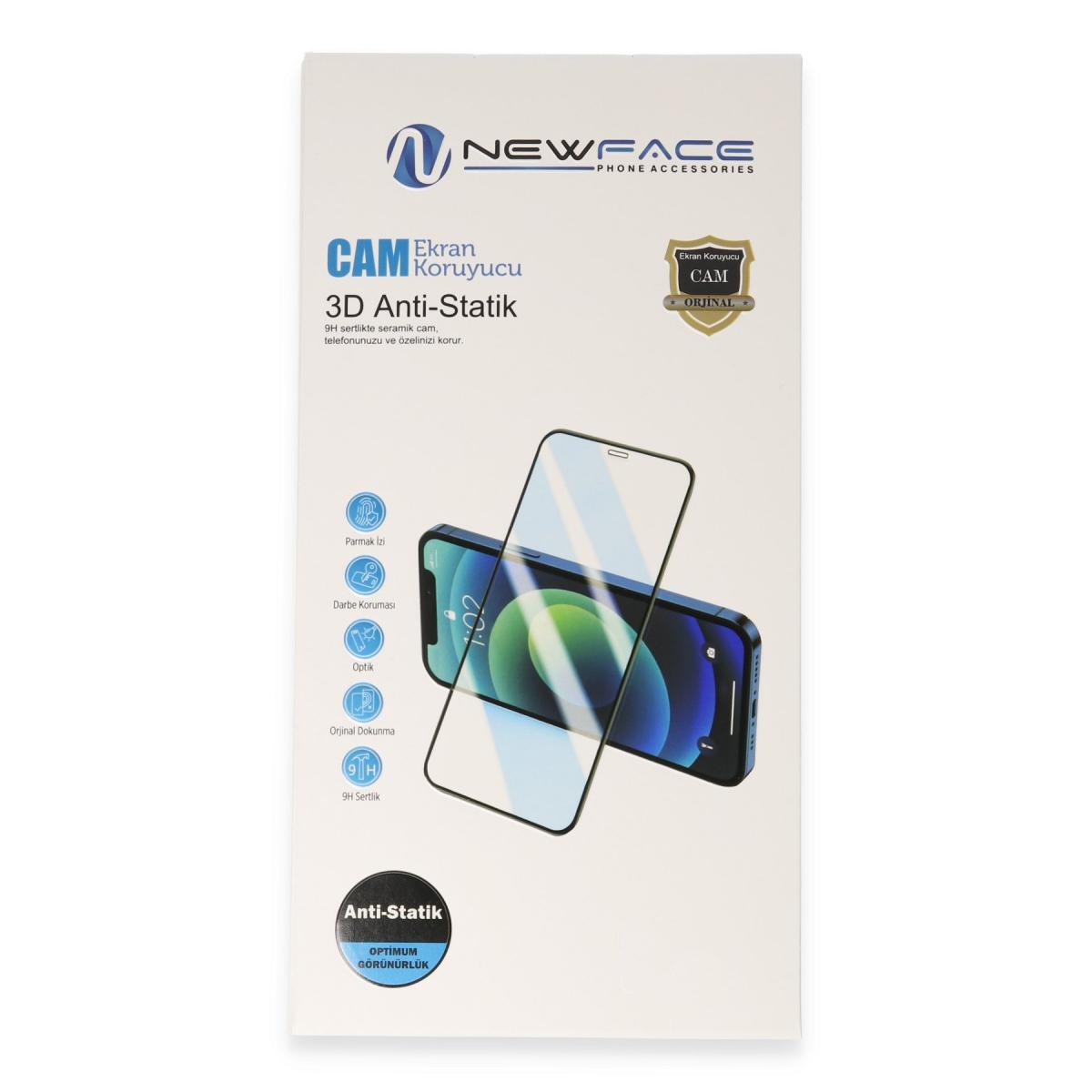 Huawei Honor 600 Pro 3D Antistatik Cam Ekran Koruyucu - Şeffaf