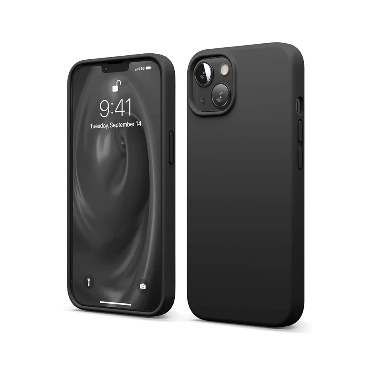 Apple iPhone 14 Kılıf First Silikon - Siyah