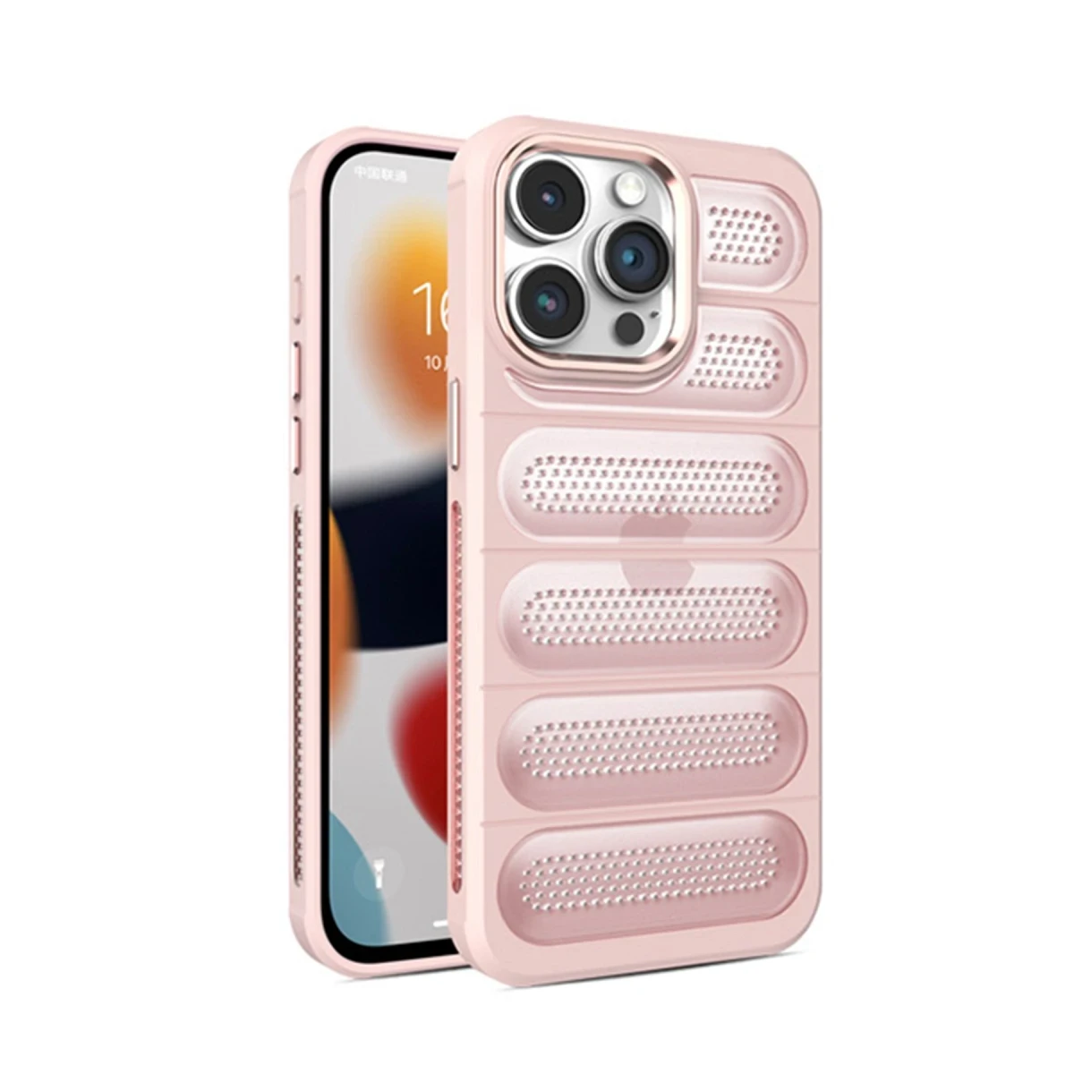 Apple iPhone 14 Pro Kılıf Airmax Silikon Kapak - Pembe