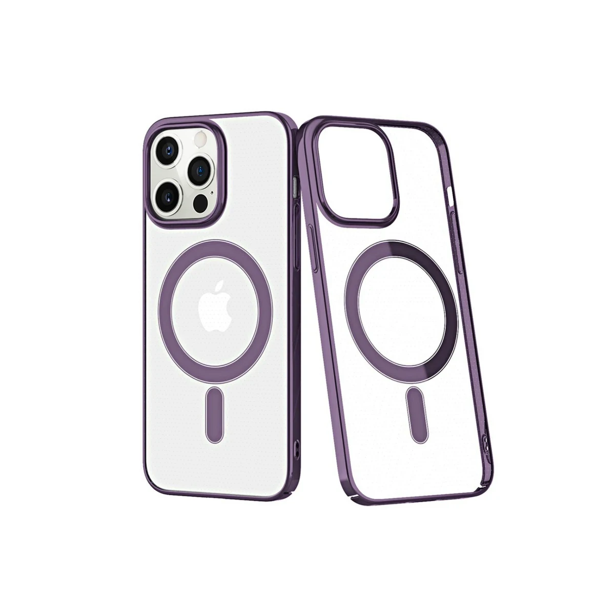 Apple iPhone 13 Pro Kılıf Element Magneticsafe Sert Kapak - Derin Mor