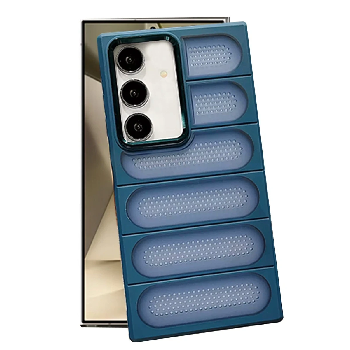 Samsung Galaxy S24 Kılıf Airmax Silikon Kapak - Lacivert
