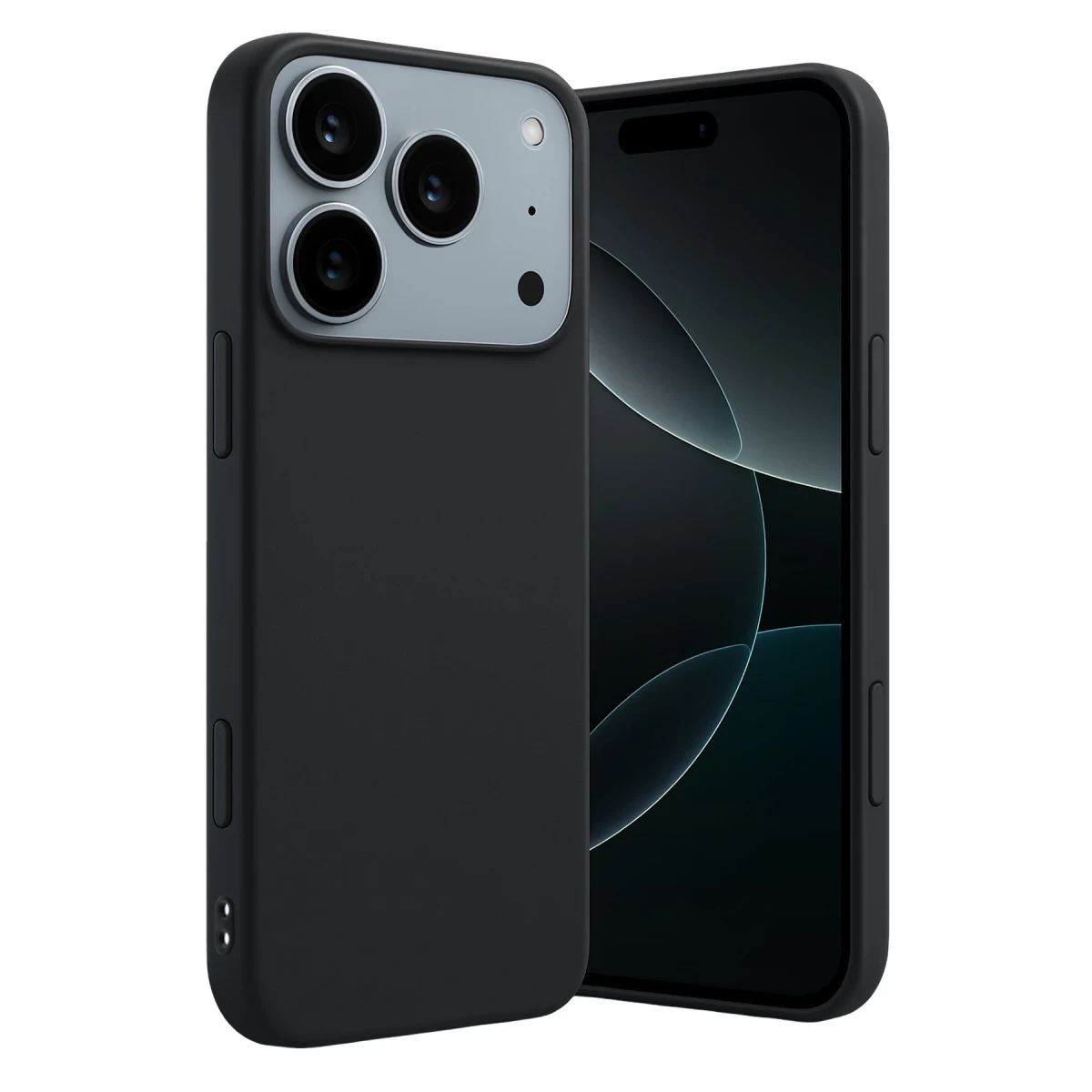 Apple iPhone 17 Pro Max/18 Pro Max First Silikon - Siyah