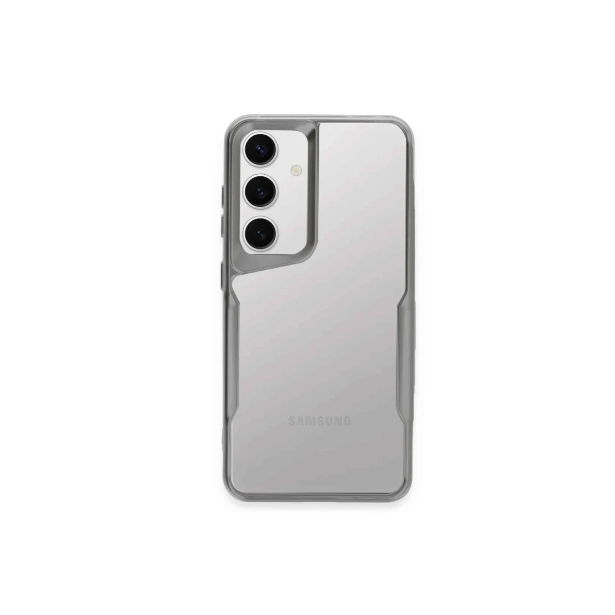 Samsung Galaxy A35 5G Kılıf Boyi Silikon Kapak - Gümüş