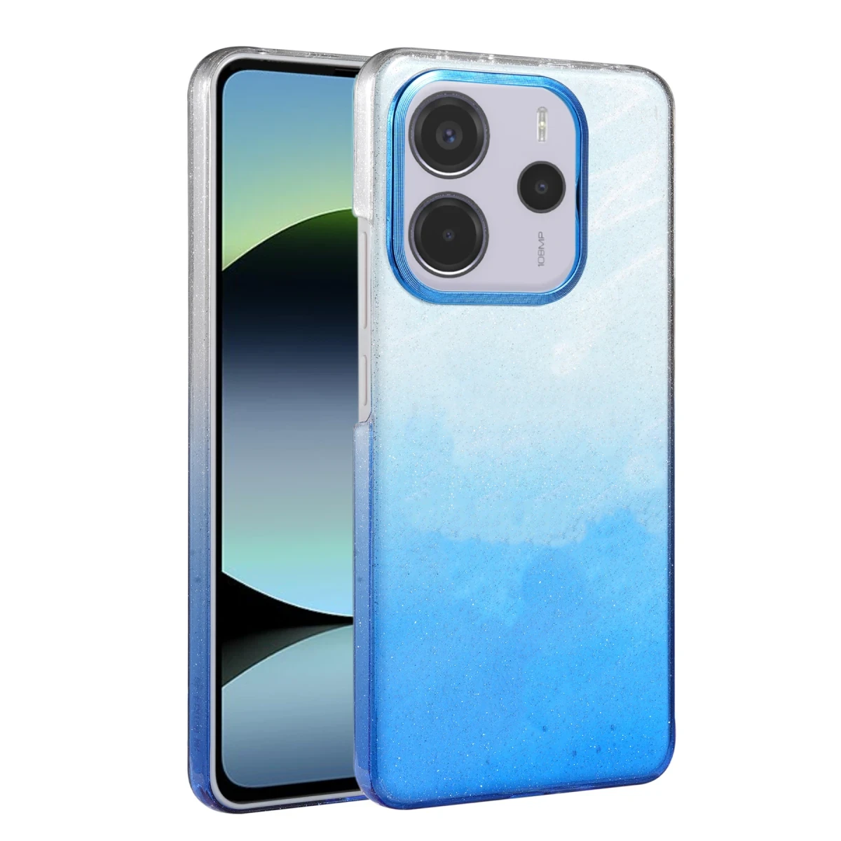 Xiaomi Redmi Note 14 4G Glossy Kapak - Mavi