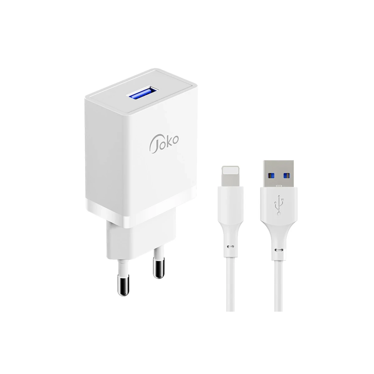 Joko JK77 12W + PX17 1M 2.4A Usb to Lightning Kablolu PD Şarj Cihazı
