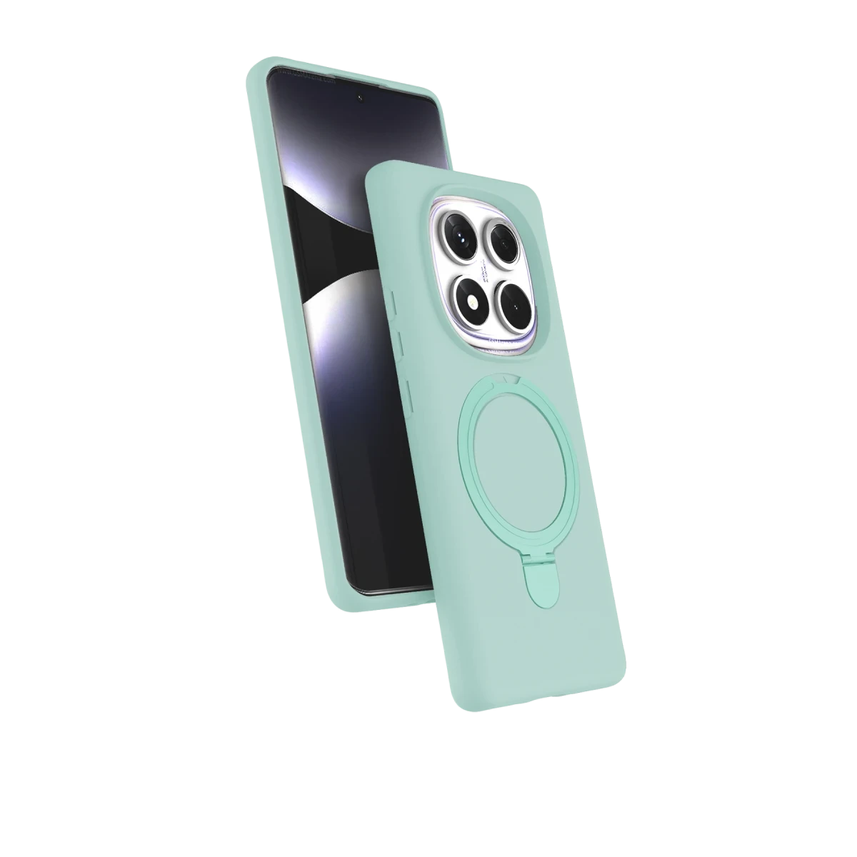 Xiaomi Redmi Note 14 Pro 5G Regal Magsafe Standlı Kapak - Su Yeşili
