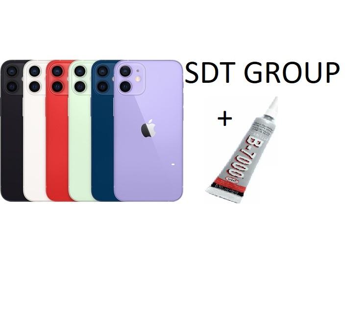iPhone 12 Arka Batarya Pil Kapağı KIRMIZI (B7000 1