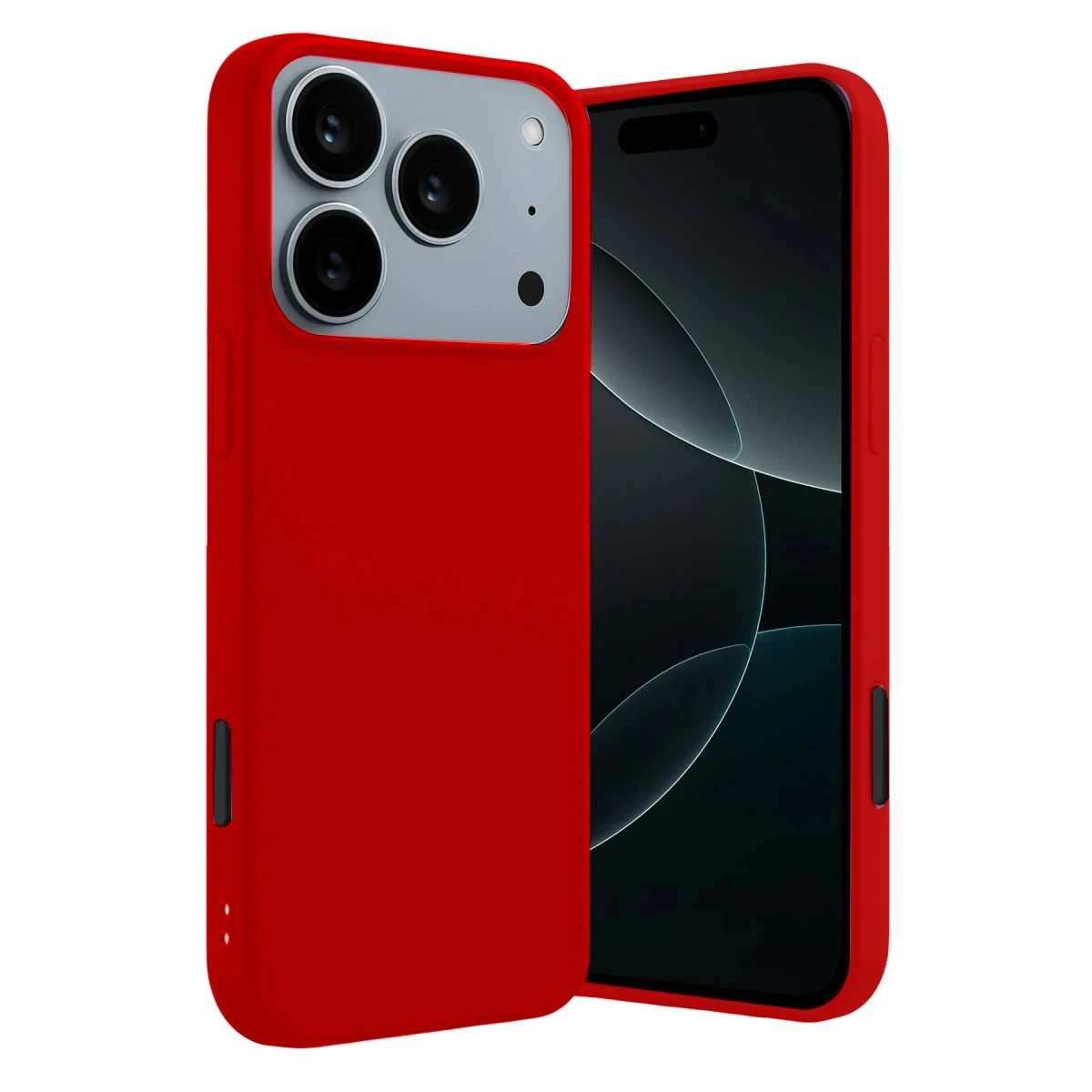 Apple iPhone 17 Pro/18 Pro First Silikon - Kırmızı