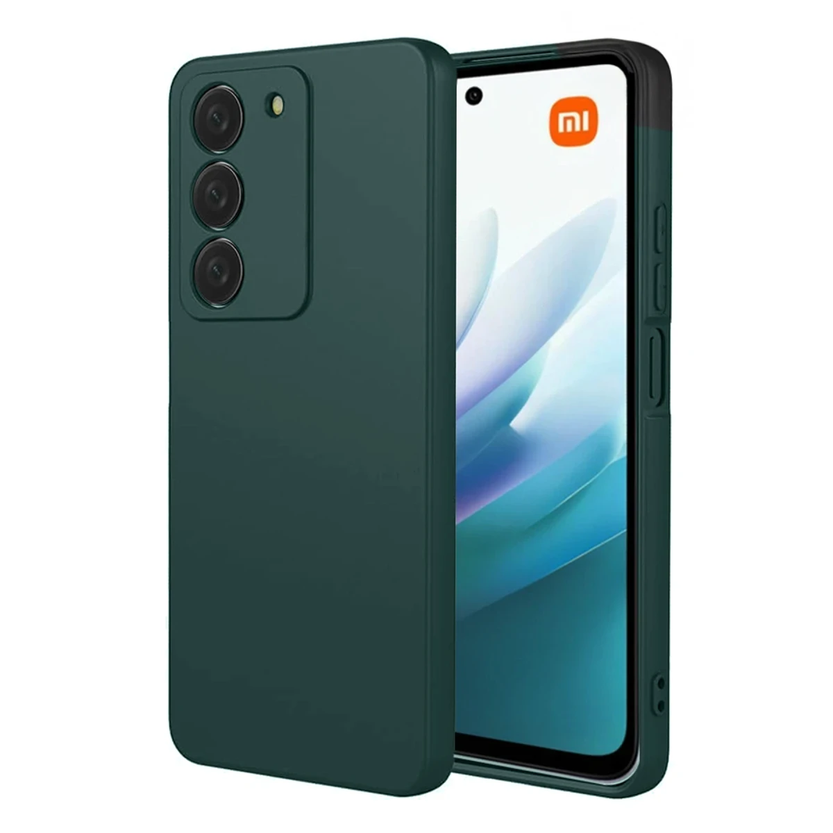 Xiaomi Redmi 15 4G First Silikon - Koyu Yeşil