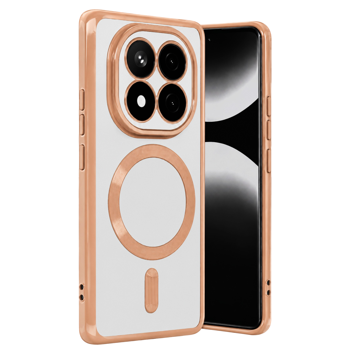Xiaomi Redmi Note 15 Pro Plus 5G Kross Magneticsafe Kapak - Rose
