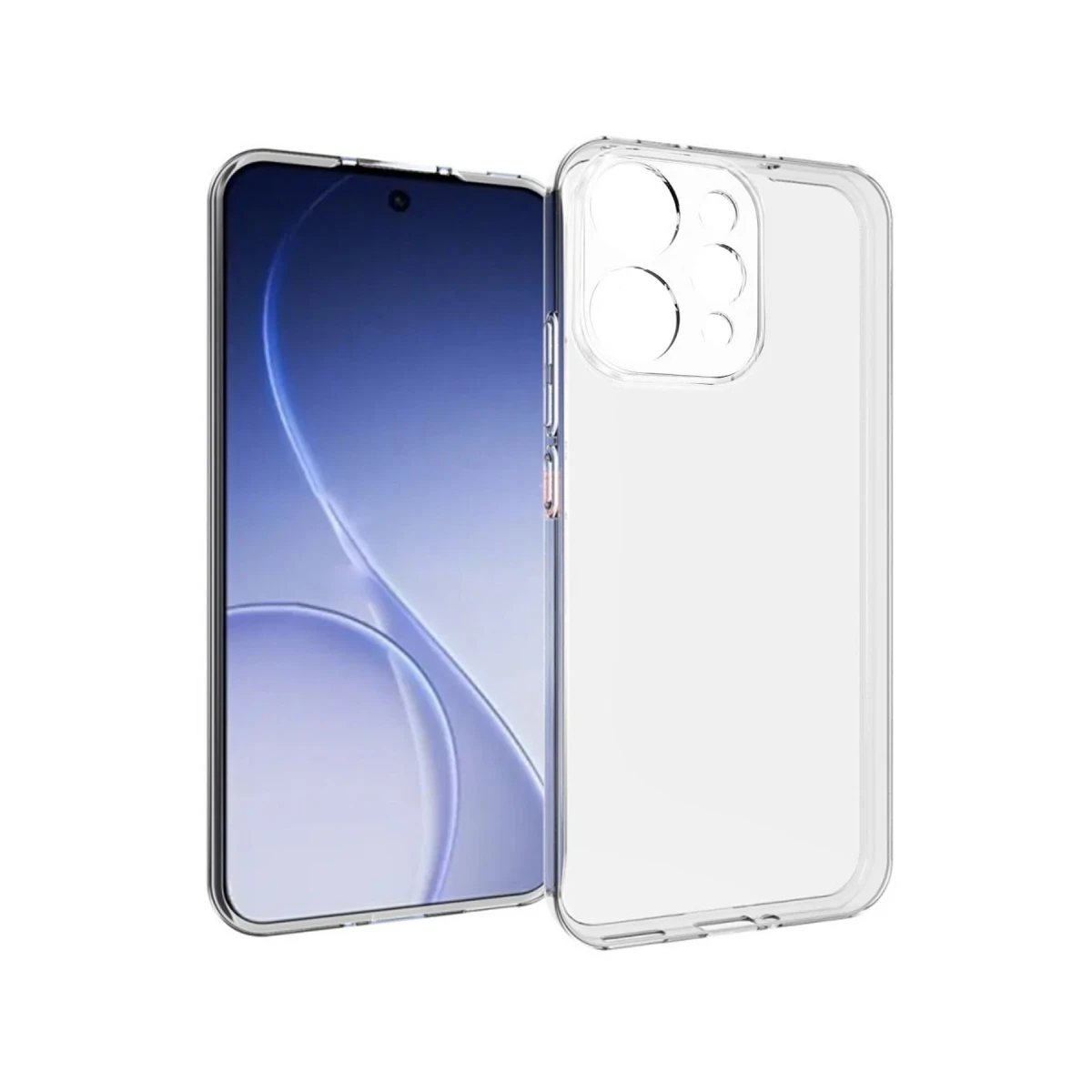 Oppo Reno 15 Lüx Şeffaf Silikon - Şeffaf