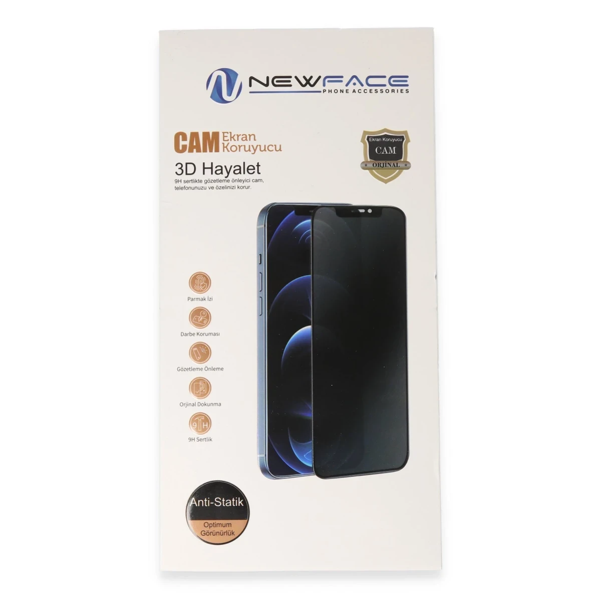 Xiaomi Mi 15T 3D Antistatik Hayalet Cam Ekran Koruyucu - Siyah