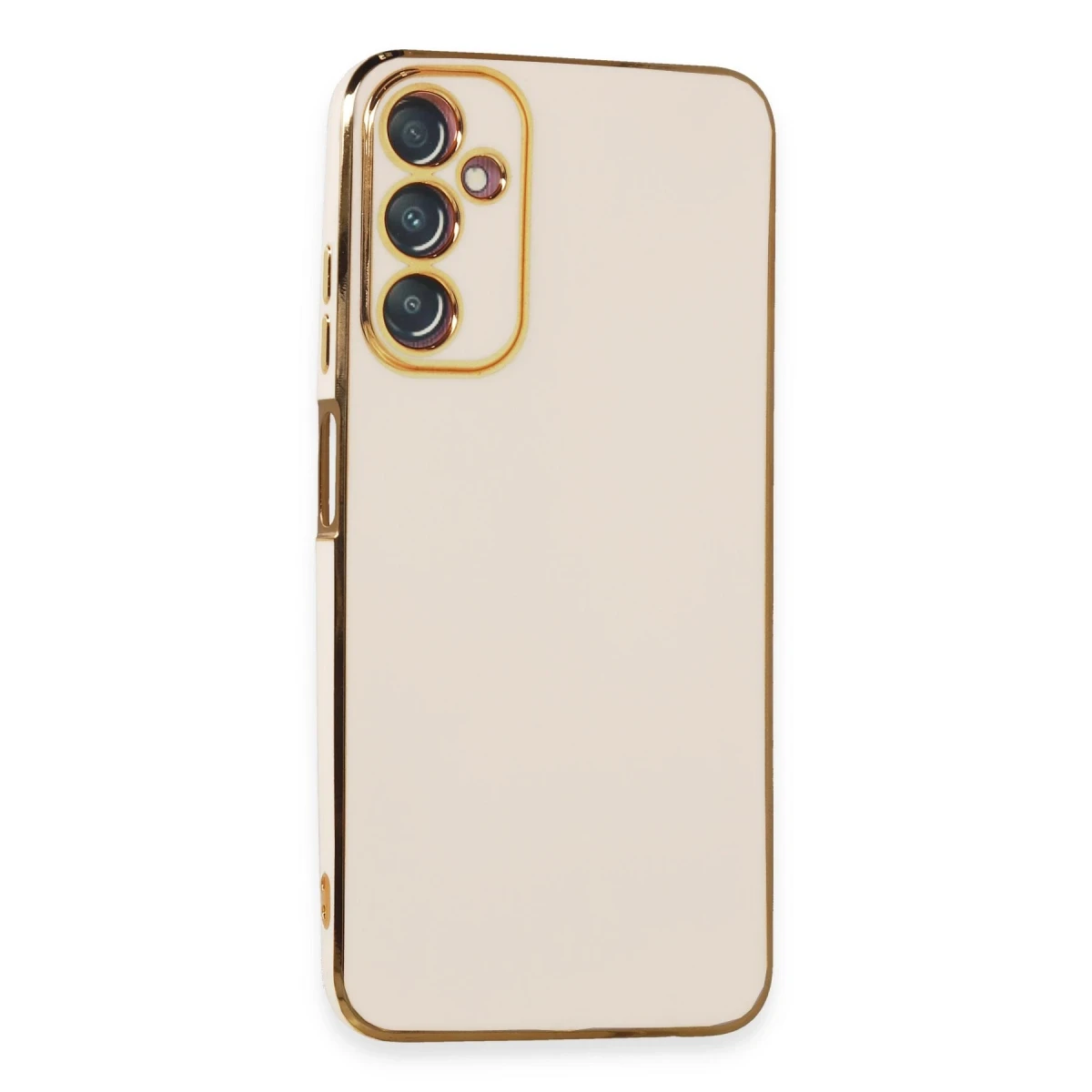 Samsung Galaxy A05S Kılıf Volet Silikon - Beyaz