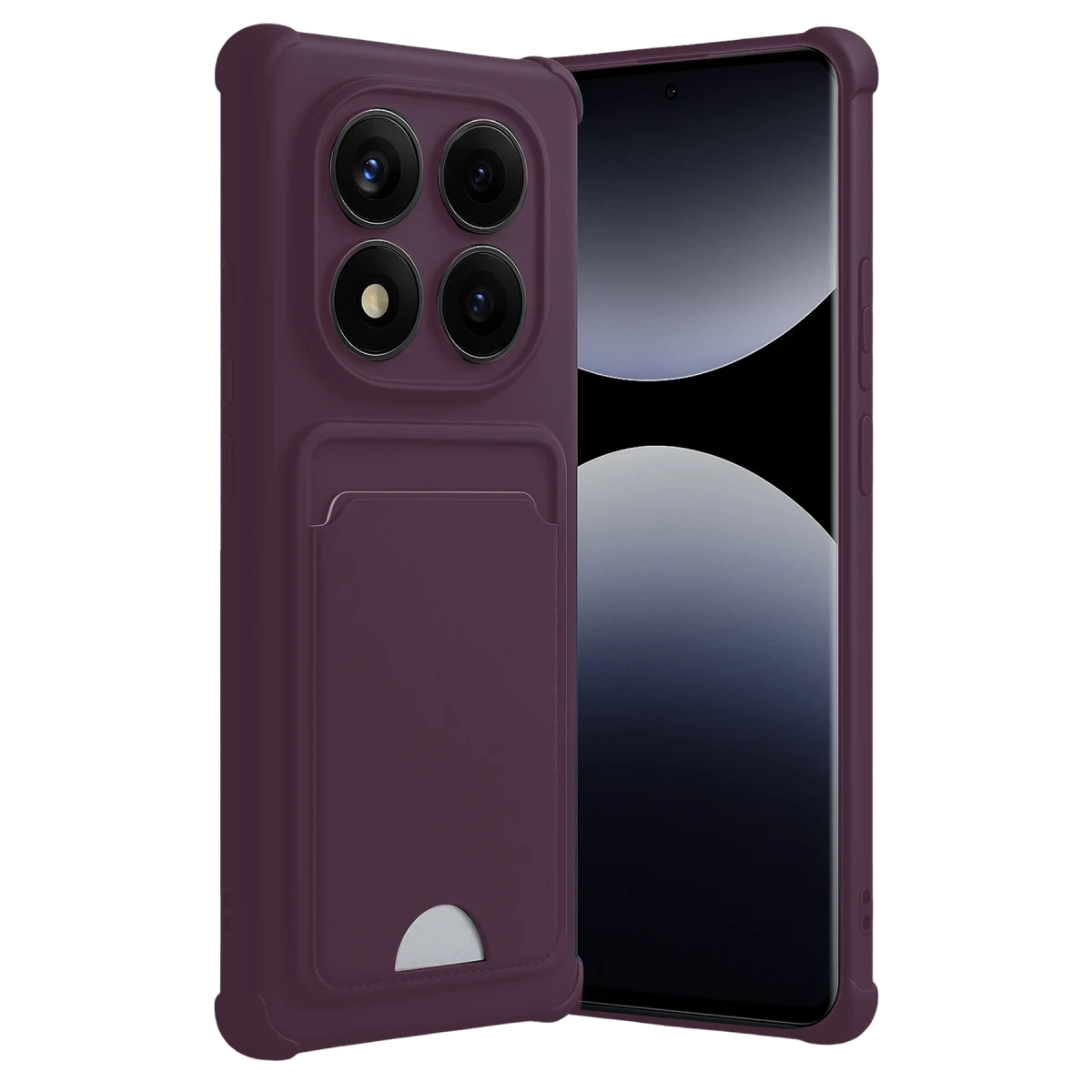 Xiaomi Redmi Note 14 Pro 5G Kelvin Kartvizitli Silikon - Derin Mor