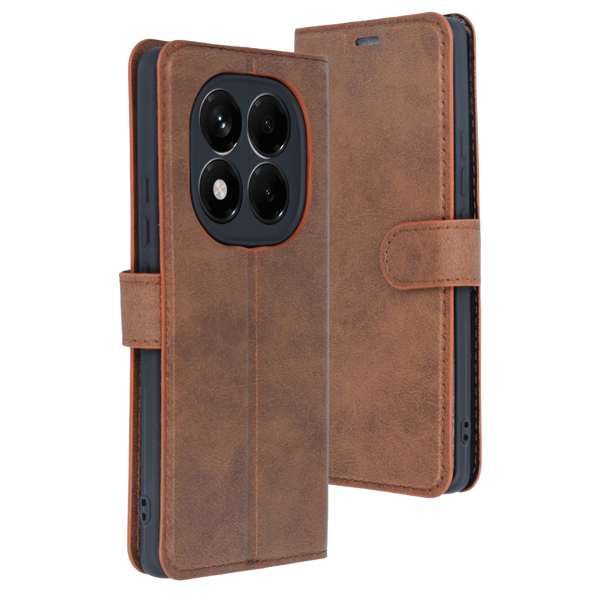 Xiaomi Redmi Note 15 4G Trend S Plus Kapaklı Kılıf - Taba