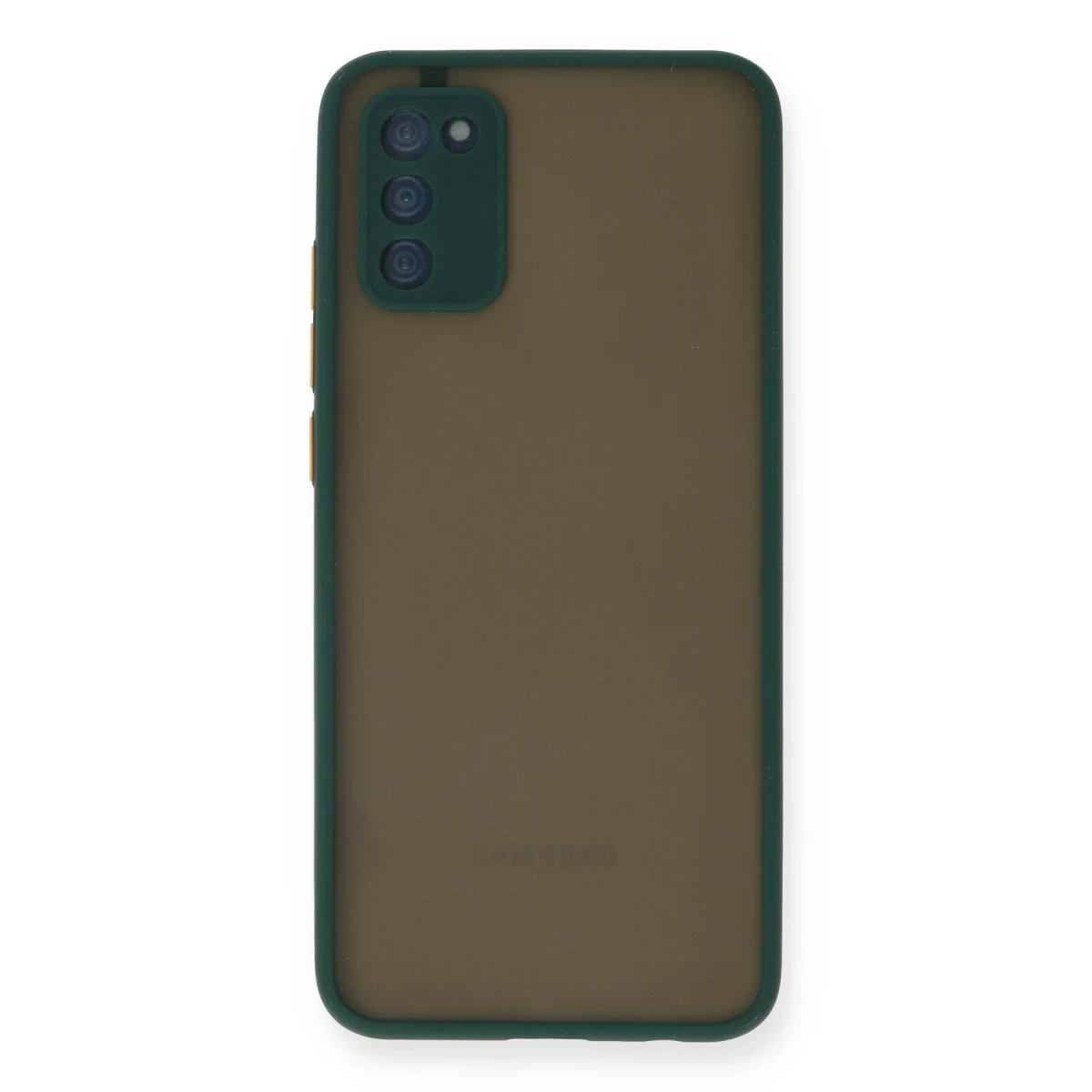 Samsung Galaxy A02S Kılıf Montreal Silikon Kapak - Yeşil