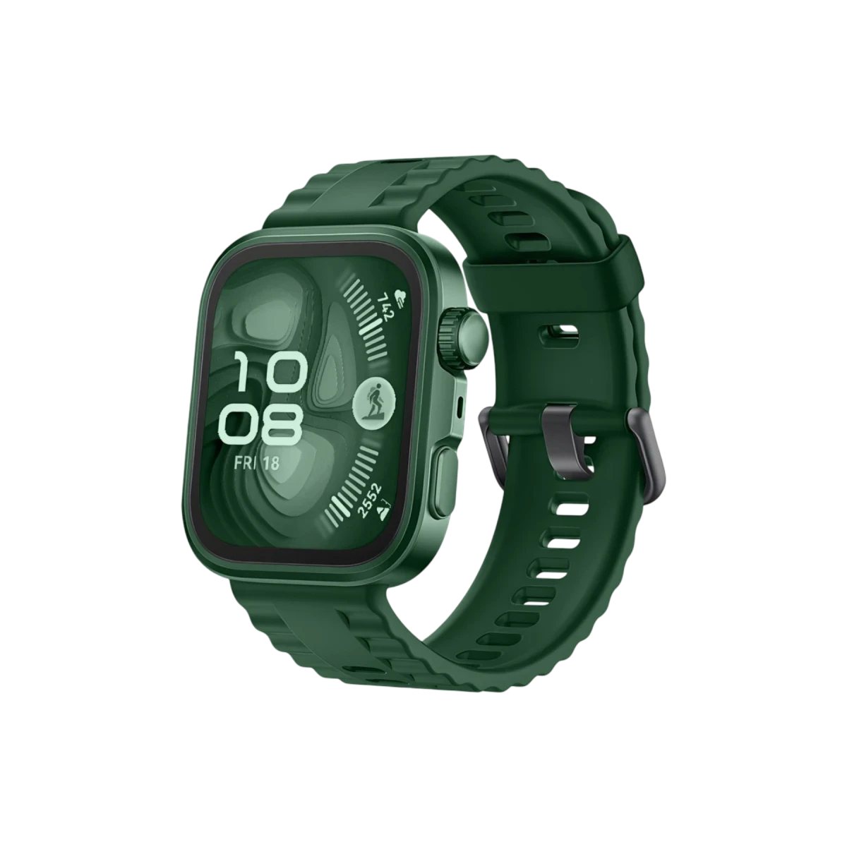 Huawei Fit 4 Nova Silikon Kordon - Koyu Yeşil