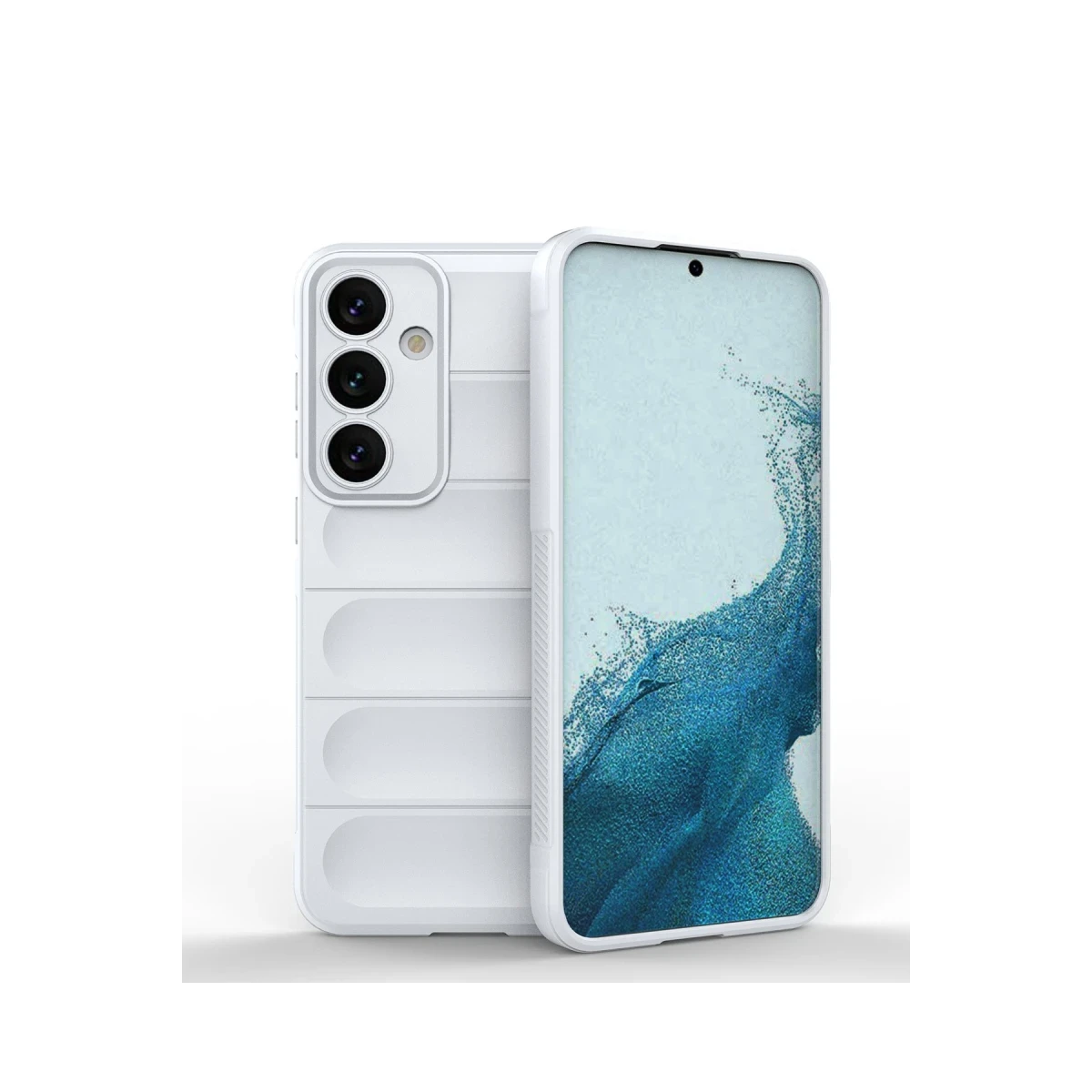 Samsung Galaxy S24 Kılıf Optimum Silikon - Krem