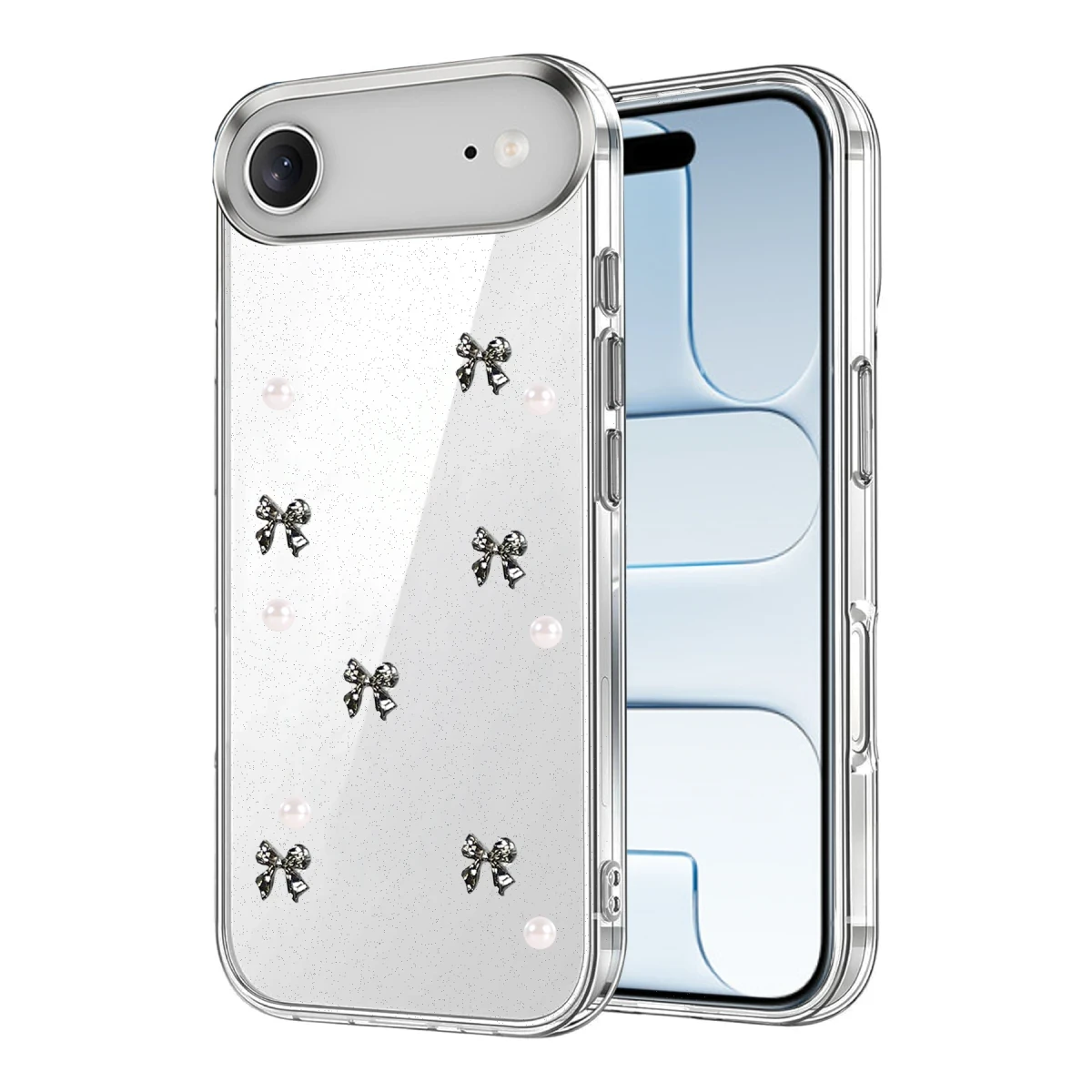 Apple iPhone 17 Air Fiyonk Desenli Kapak - Desen 8