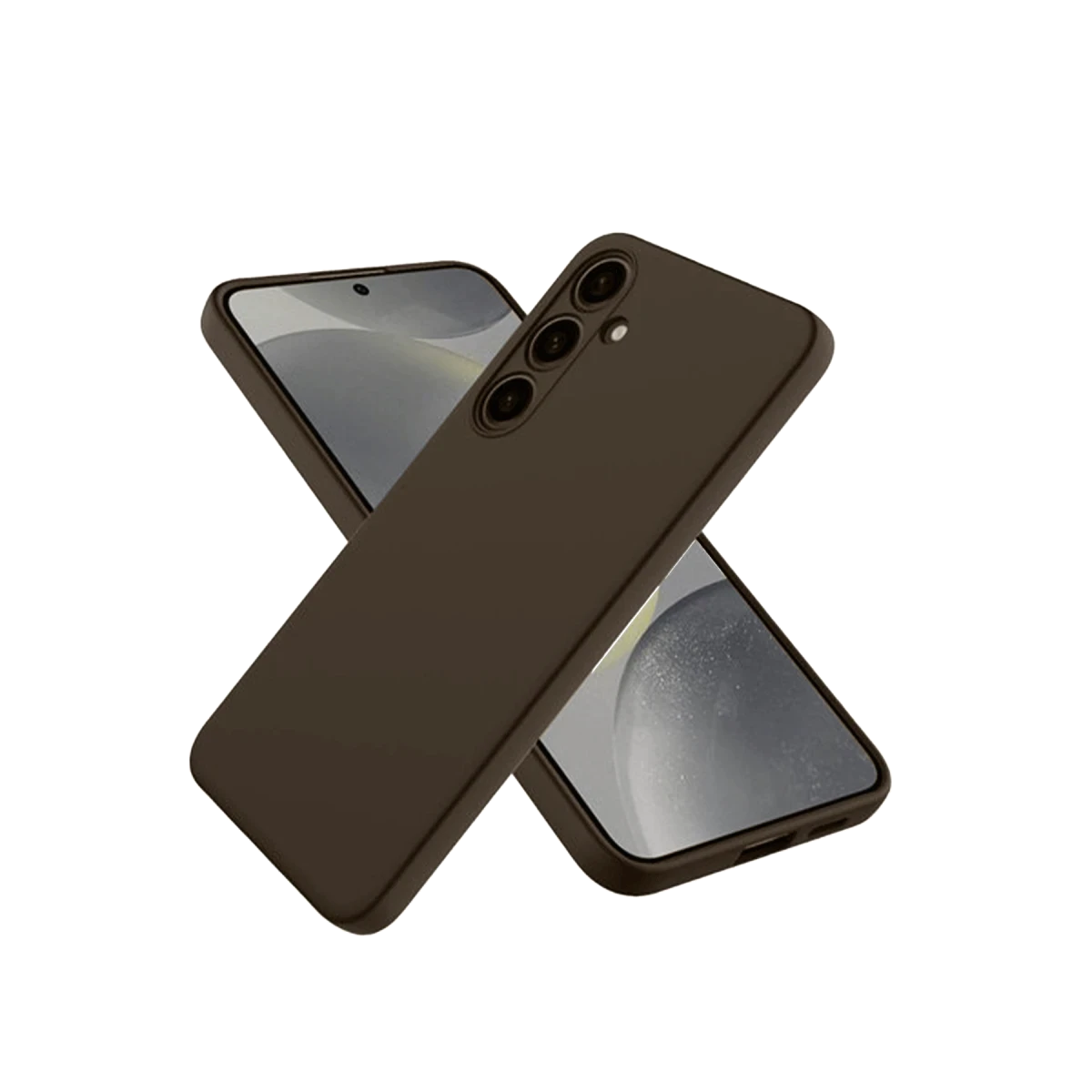 Samsung Galaxy A26 Kılıf First Silikon - Kahverengi