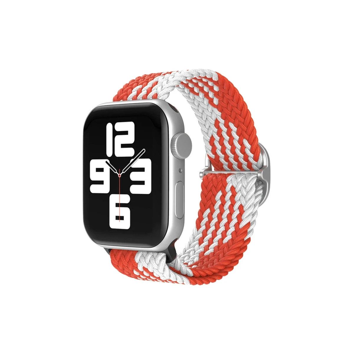 Apple Watch 42mm Star Kordon - Beyaz-Kırmızı