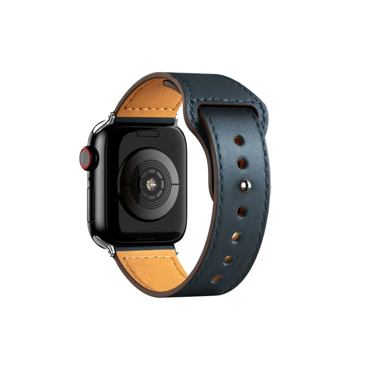 Apple Watch 38mm KR415 Luaz Deri Kordon - Lacivert