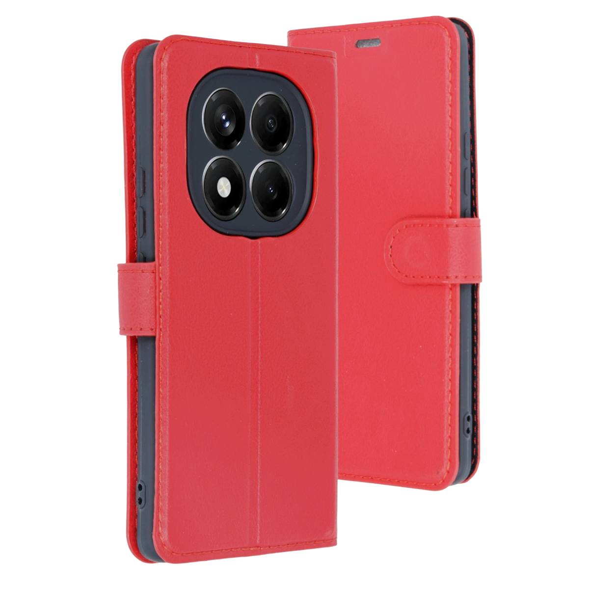 Xiaomi Redmi Note 15 4G Trend S Plus Kapaklı Kılıf - Kırmızı