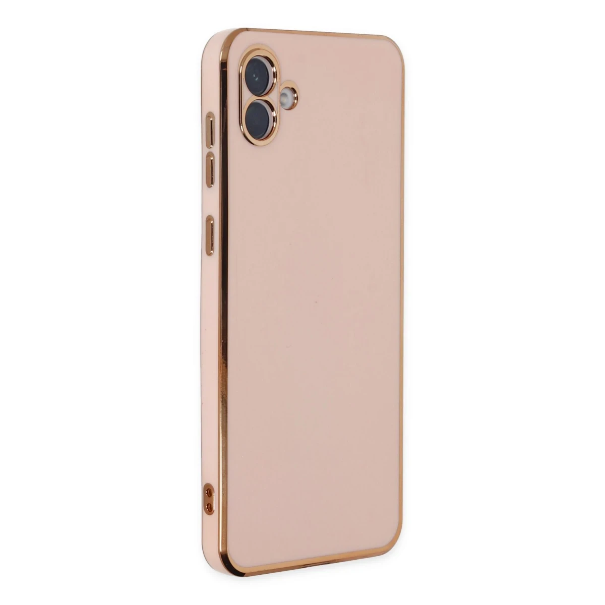 Samsung Galaxy A04 Kılıf Volet Silikon - Pembe