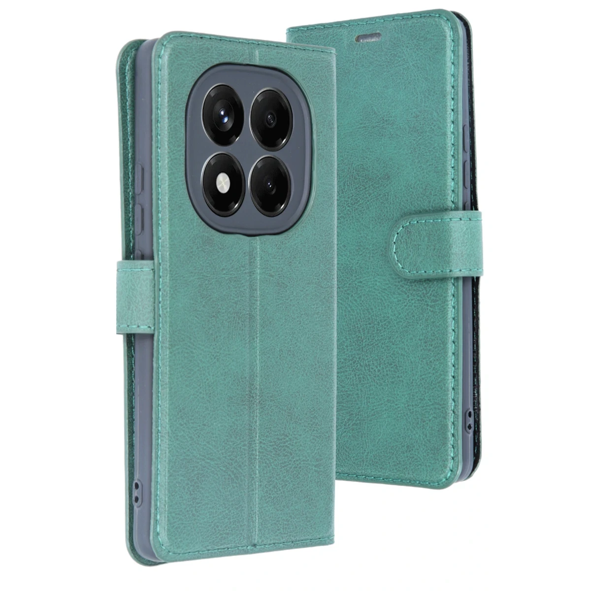 Xiaomi Redmi Note 14 Pro 5G Kılıf Trend S Plus Kapaklı Kılıf - Yeşil