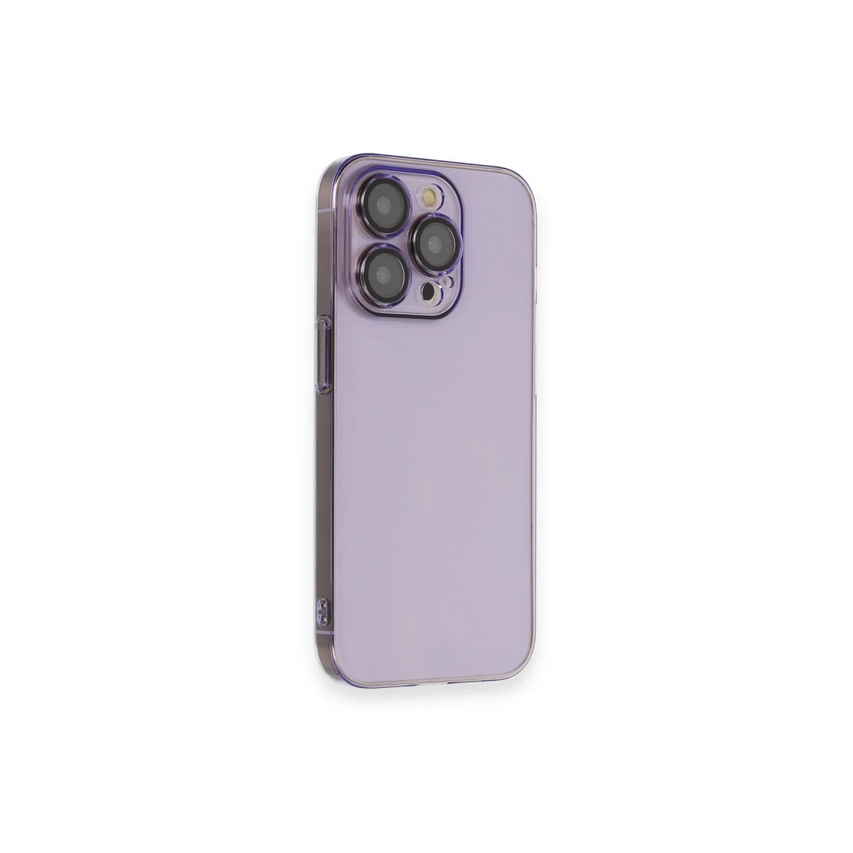 Apple iPhone 13 Pro Max Kılıf Armada Lensli Kapak - Lila
