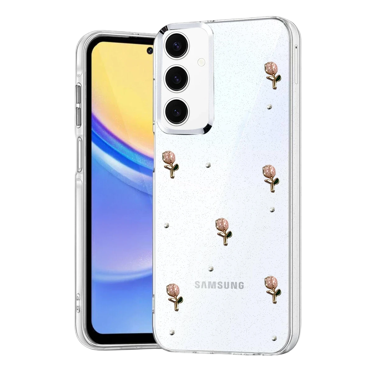 Samsung Galaxy A15 4G Fiyonk Desenli Kapak - Desen 6